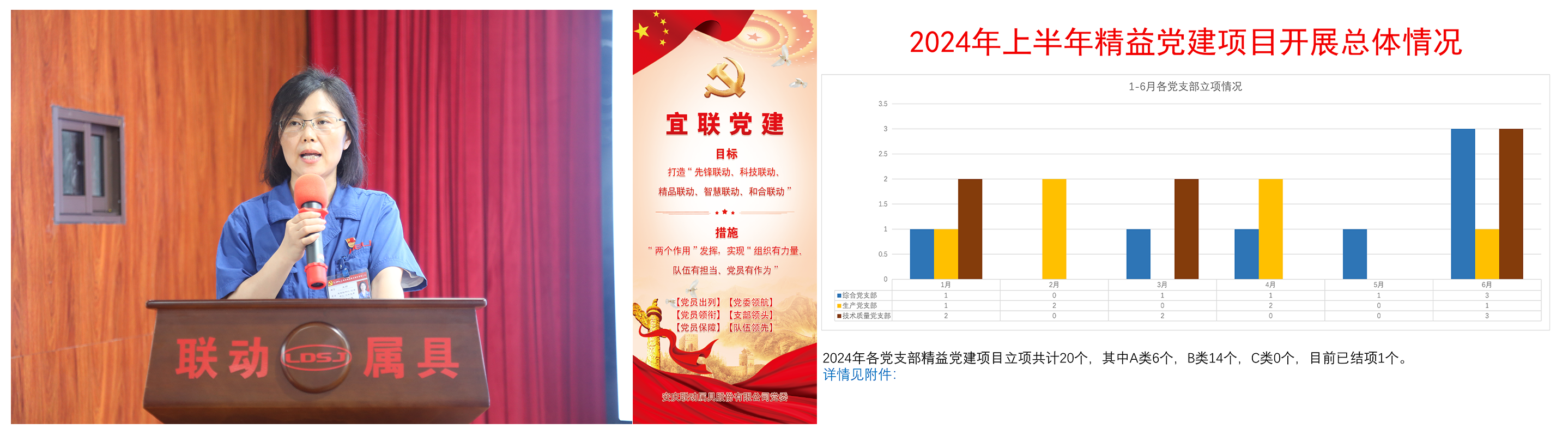 公司黨委副書記、紀委書記王麗解讀“宜聯(lián)黨建”品牌并通報2024年上半年精益黨建項目開展情況.png